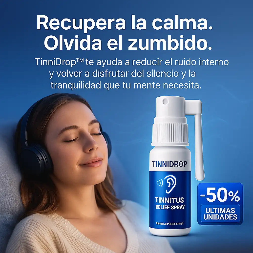 Tinnidrop™ – Spray para Calmar el Tinnitus
