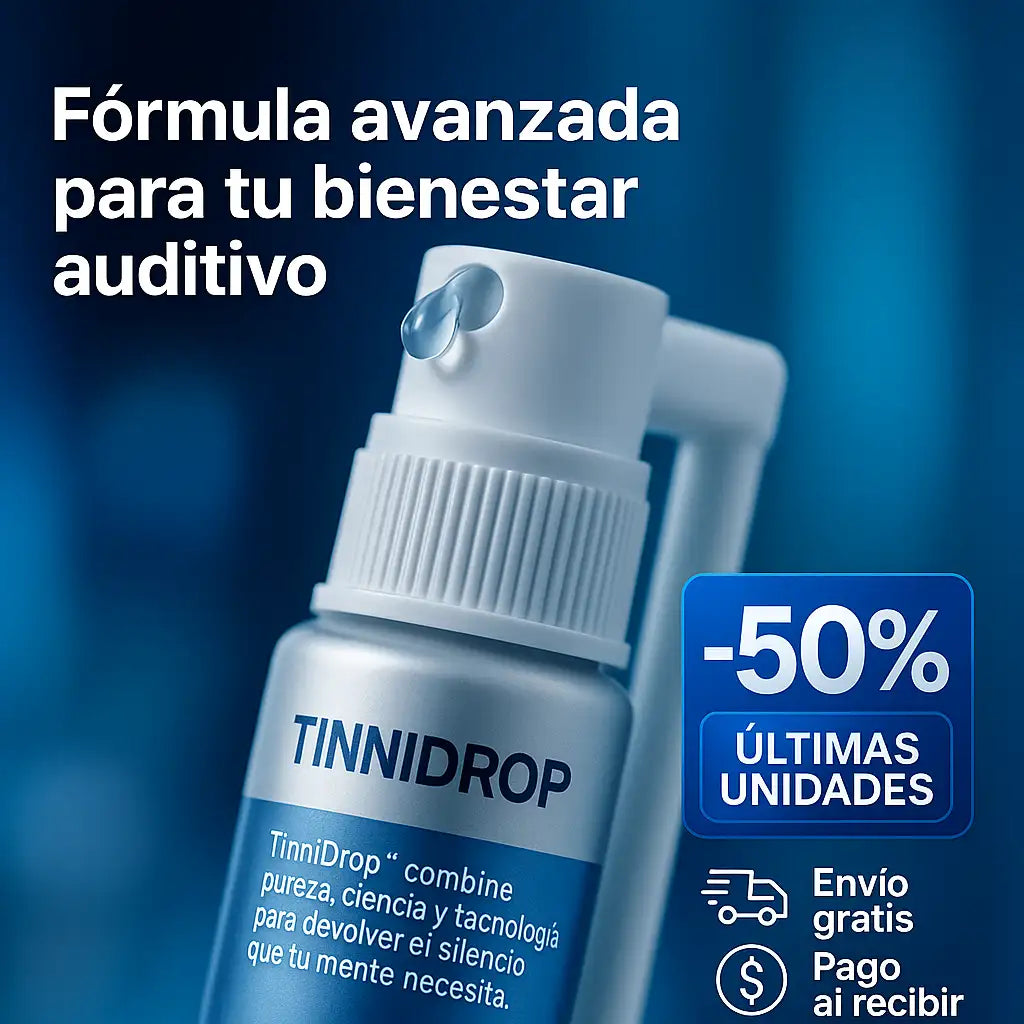 Tinnidrop™ – Spray para Calmar el Tinnitus