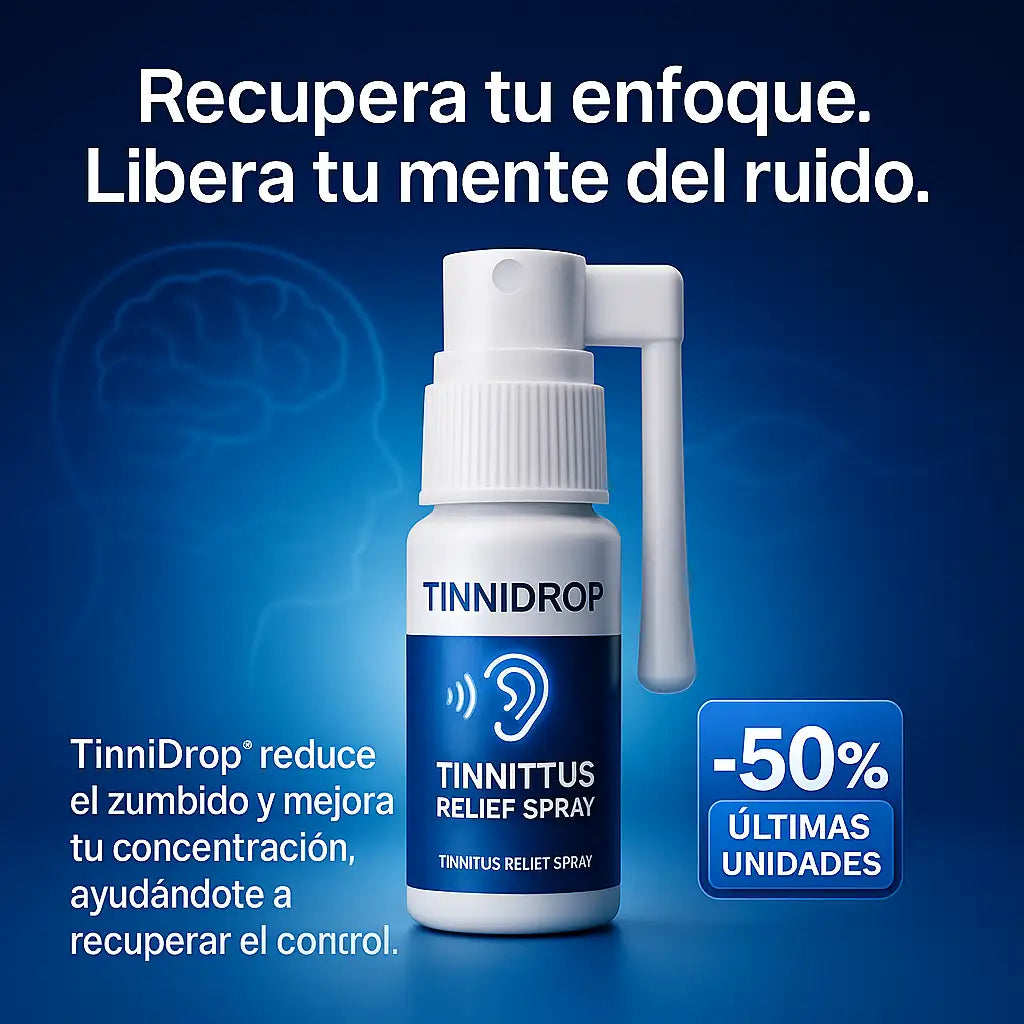 Tinnidrop™ – Spray para Calmar el Tinnitus