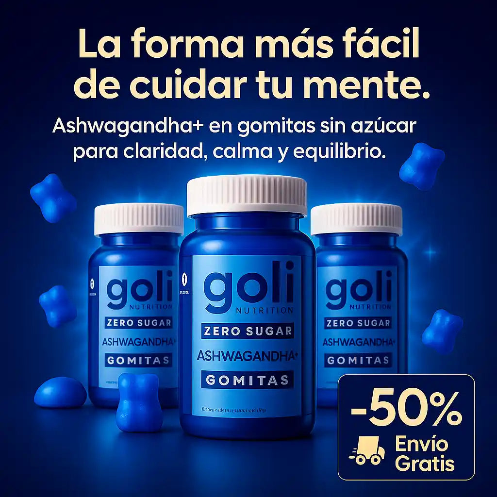 Combo Goli™ Ashwagandha Zero Sugar  ¡Y aun así deliciosas!