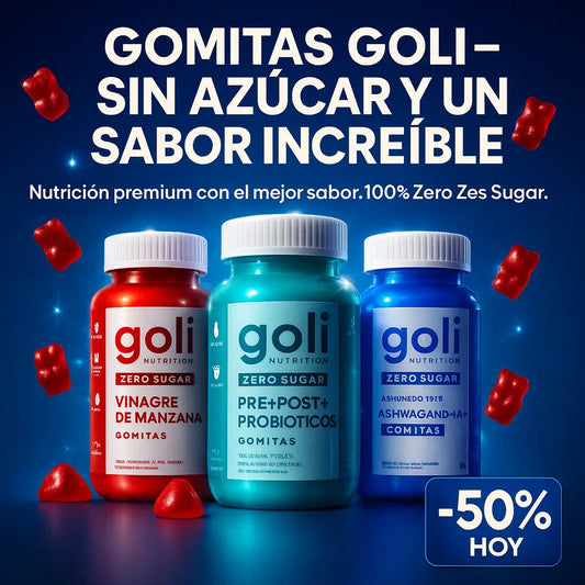 Combo de gomas Goli™ Cero Azúcar ¡Y aun así deliciosas!