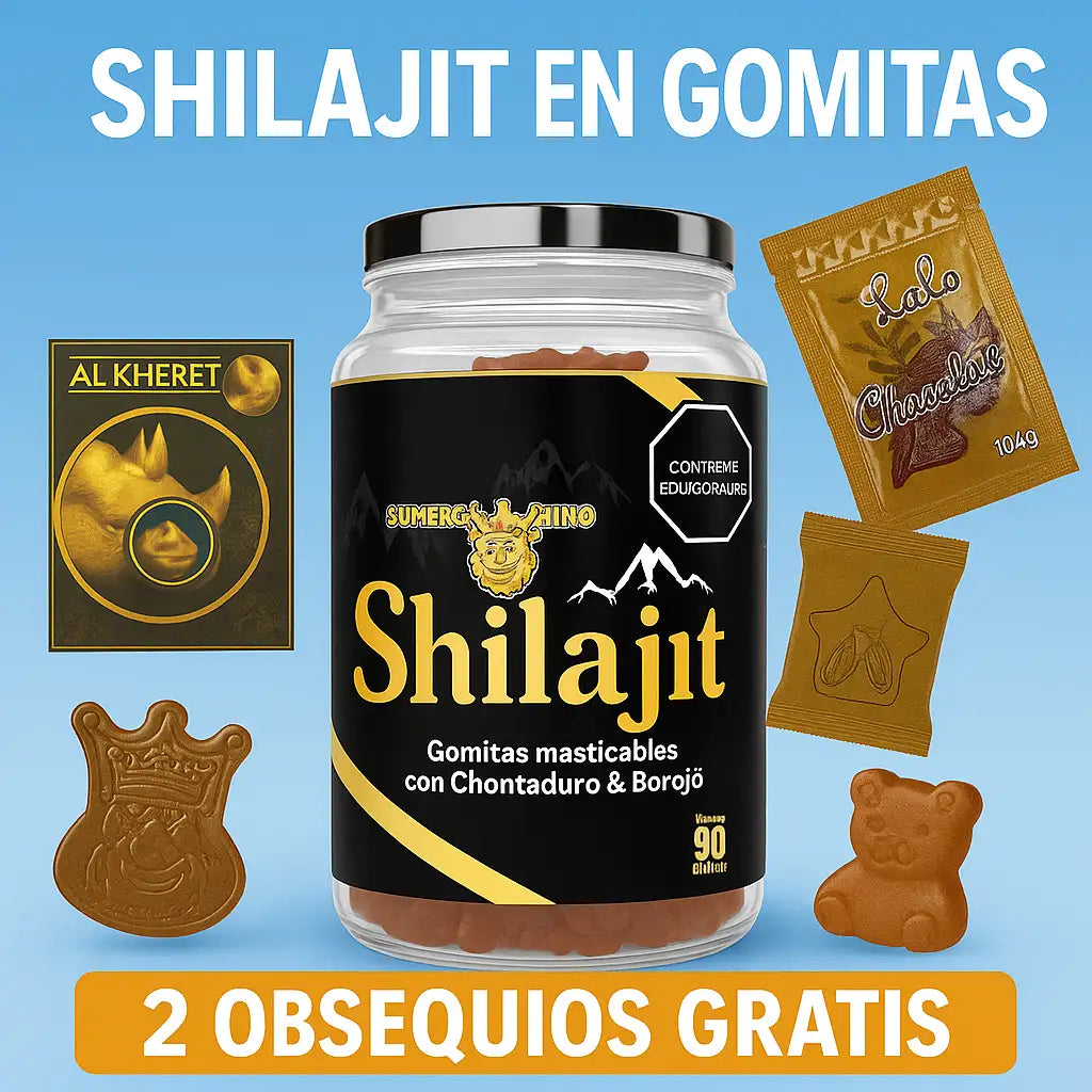 Himalayan Shilajit Gummies — Más energía, menos cansancio