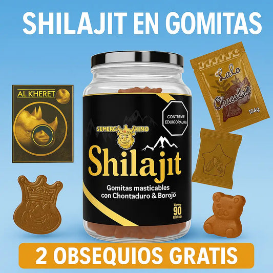 Himalayan Shilajit Gummies — Más energía, menos cansancio