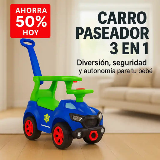 🚗 Carro 3 en 1 más vendido — no te quedes sin el tuyo 🚼