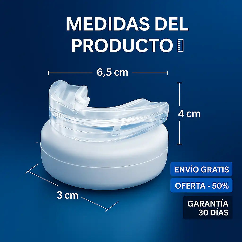 Duerme sin ronquidos 😴 – Recupera tus noches con nuestro protector bucal