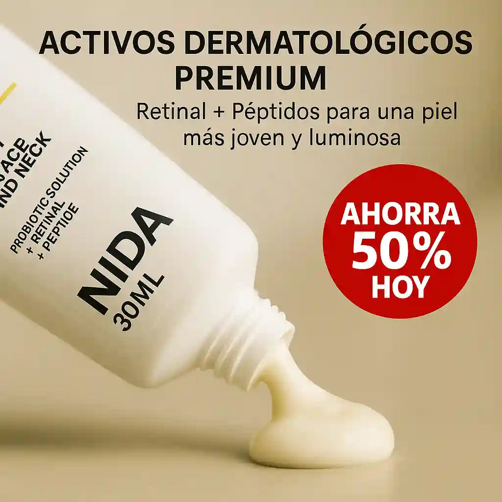 Crema NIDA™ Rejuvenecedora — Solo por Hoy ¡Oferta Flash Disponible!
