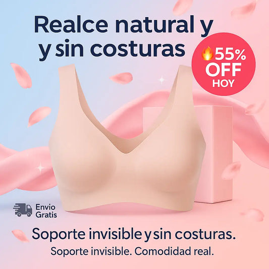 Sujetador Sin Aros ShapeHer 🌸 — Comodidad sin dolor y con estilo