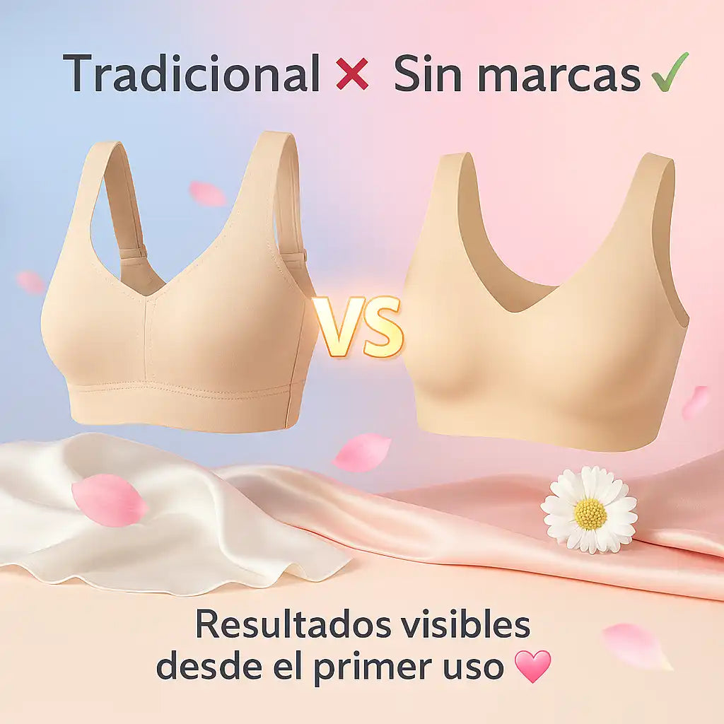 Sujetador Sin Aros ShapeHer 🌸 — Comodidad sin dolor y con estilo