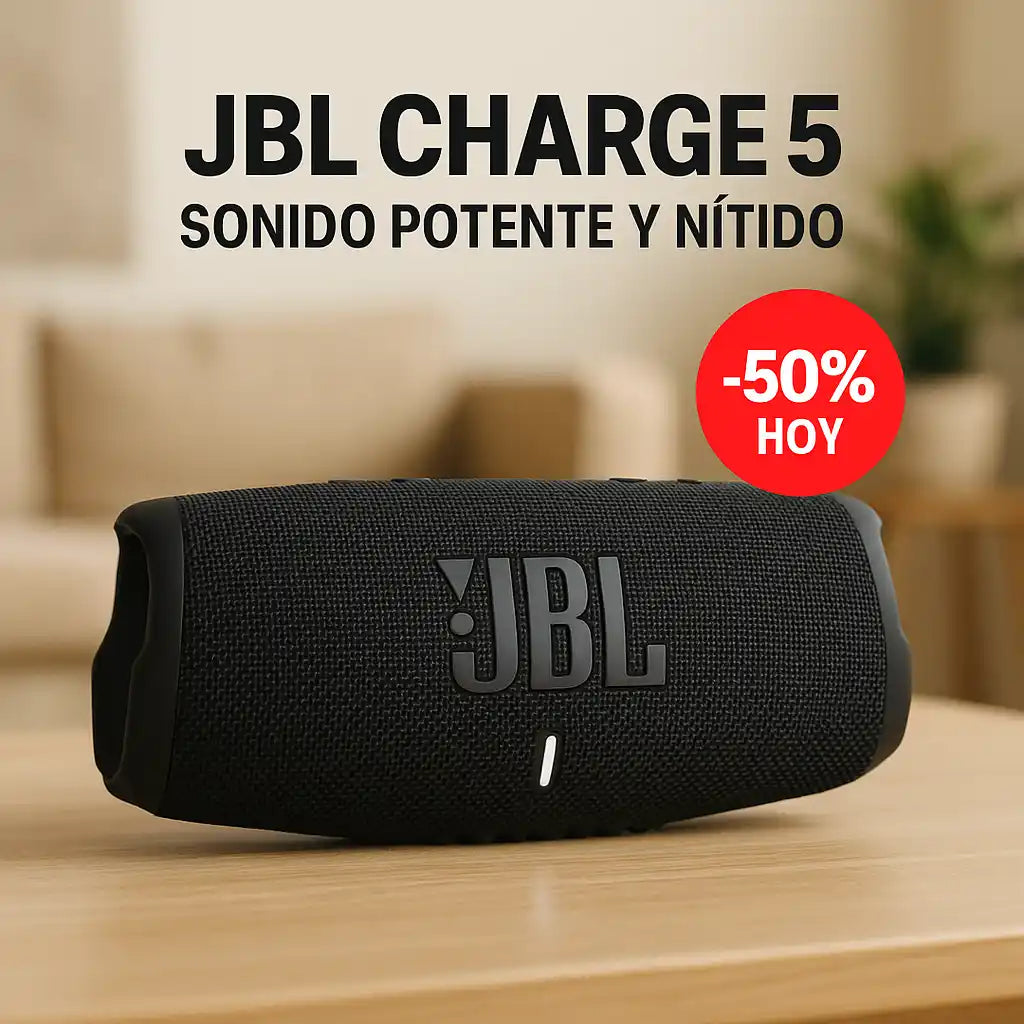 🔥JBL Charge 5 — Sonido Brutal + Batería Eterna  (OFERTA LIMITADA)