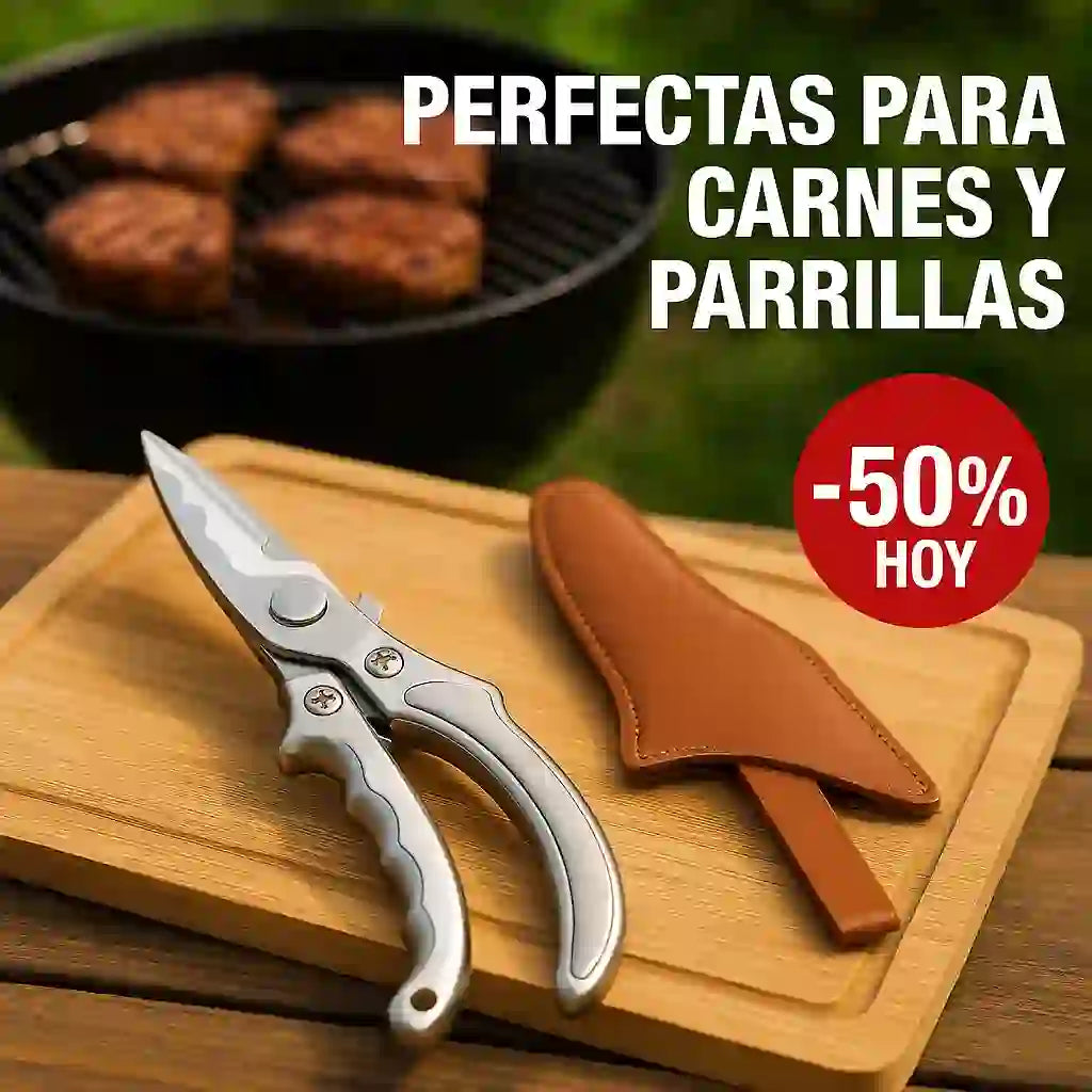 ✂️ Tijeras de Cocina Premium en Acero Inoxidable