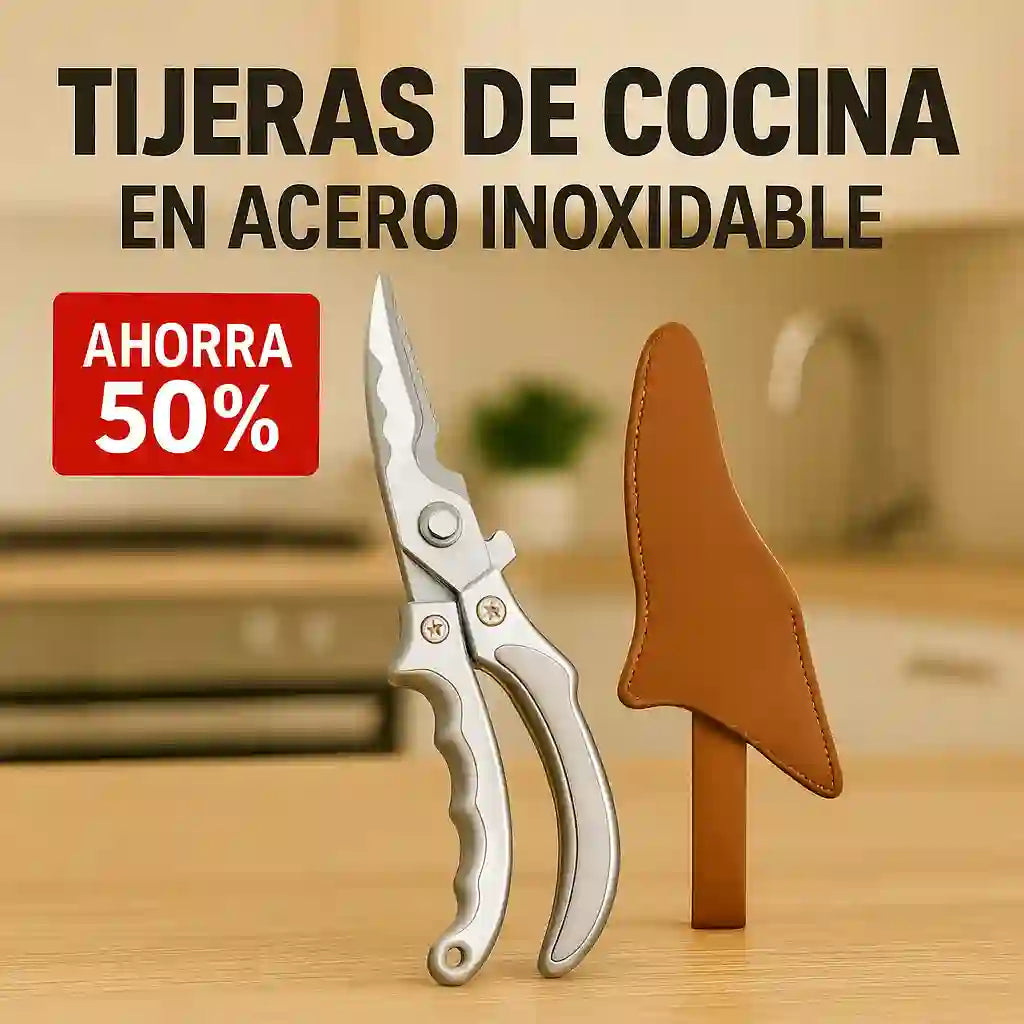 ✂️ Tijeras de Cocina Premium en Acero Inoxidable