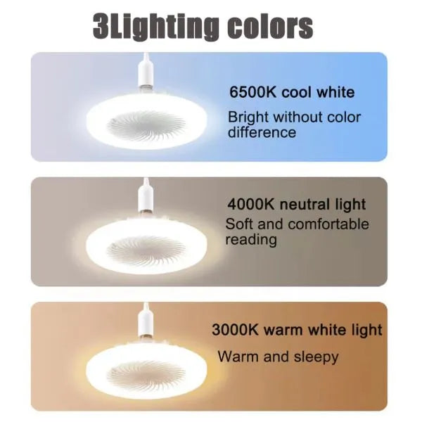 FANGLO: Ventilador de techo LED + Luz regulable
