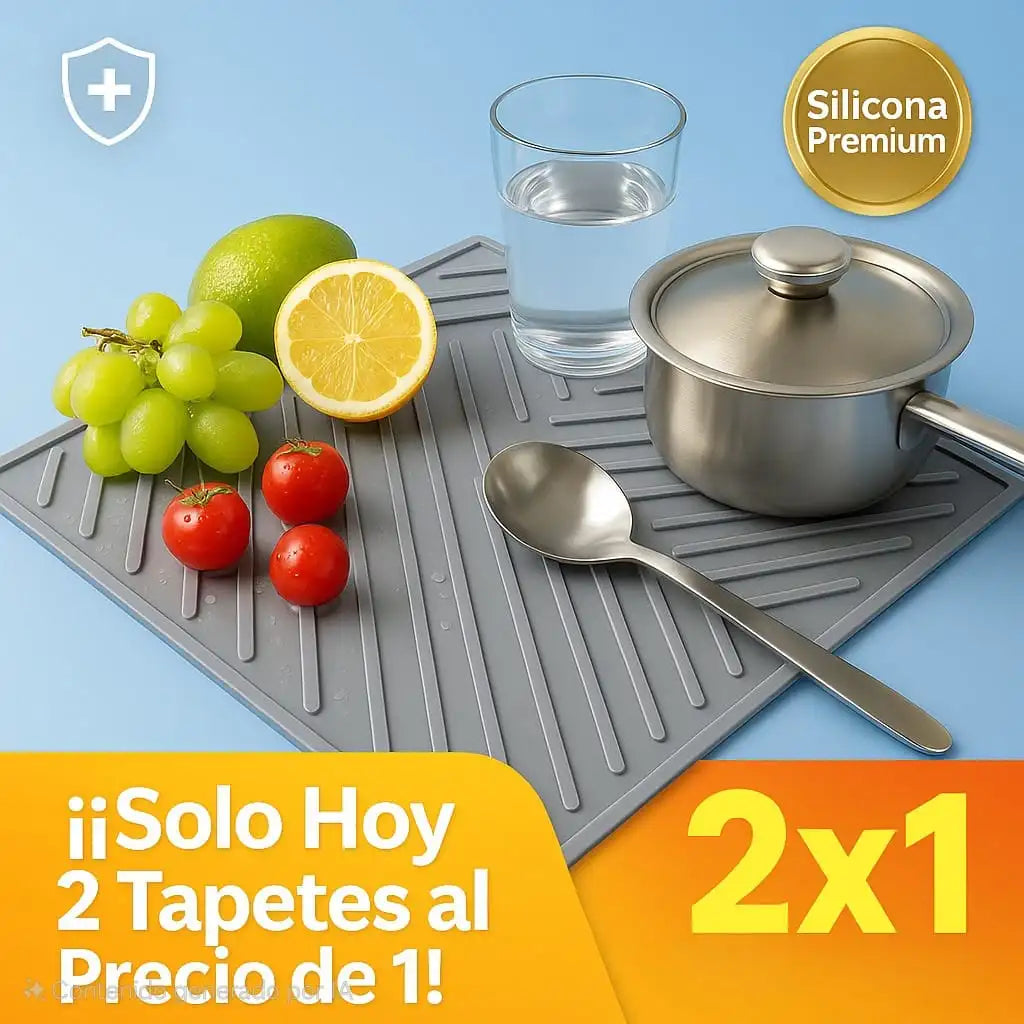 ✨Alfombrilla plegable que mantiene tu cocina seca y organizada