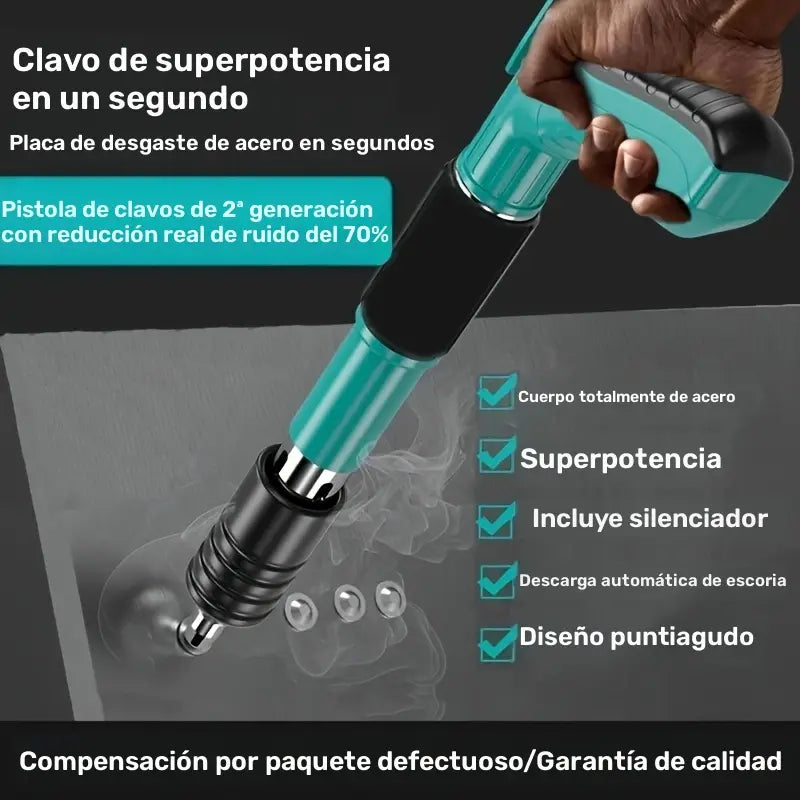 Pistola de Clavos Profesional – ¡Fija TODO en segundos!!